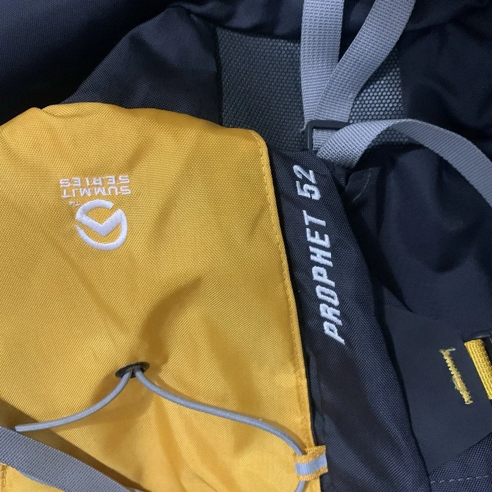 Vintage The North Face Prophet 52 Backpack Gold/Graphite EX Condition Hiking L/G